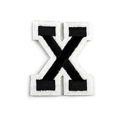 Iron on letters - Black (1 Piece)