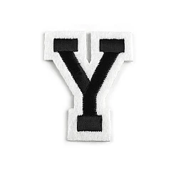 Iron on letters - Black (1 Piece)