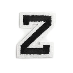 Iron on letters - Black (1 Piece)