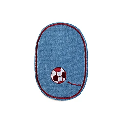 Denim iron on patch - Jeans blue (10 Pieces)