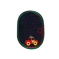 Denim iron on patch - Pastel green (10 Pieces)