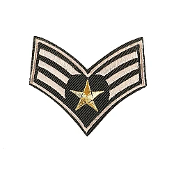 Iron on patch army - Green khaki (10 Pieces)