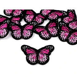 Iron on patch butterfly small - Purple-pink (10 Pieces)
