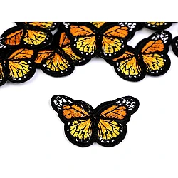 Iron on patch butterfly small - Orange-yellow (10 Pieces)