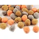 Pom pom ø20 mm - Mix christmas (1 Bag)