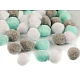 Pom pom ø20 mm - Mix christmas (1 Bag)