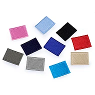 Iron-on patches for repairing holes and decorating 3x4 cm - Jeans blue (10 Pieces)