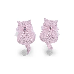 Applique / sew-on patch, cat - Powder (1 Piece)