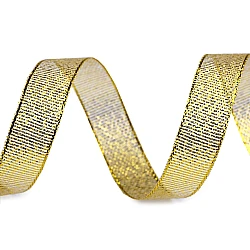 Christmas brocade lurex ribbon width 15 mm - Gold (1 Meter)