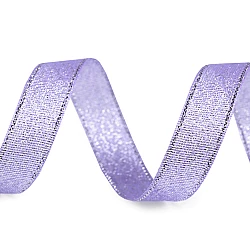 Christmas brocade lurex ribbon width 15 mm - Violet lilac (1 Meter)