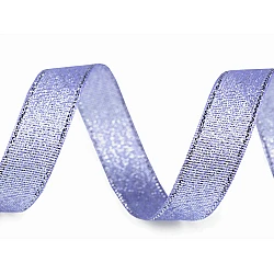 Christmas brocade lurex ribbon width 15 mm - Blue (1 Meter)