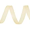 Chiffon / monofilament ribbon width 10 mm - Vanilla (100 Meters)
