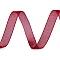Chiffon / monofilament ribbon width 10 mm - Red (100 Meters)