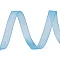 Chiffon / monofilament ribbon width 10 mm - Blue light (100 Meters)