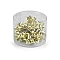 Mini gift bow, metallic ribbon star decoration ø25 mm - Gold (1 Box)