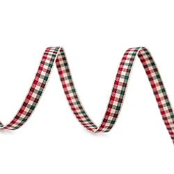 Checkered ribbon width 10 mm - Lightbeige (45 Meters)