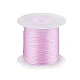 Flat elastic bead jewelry cord 1 mm - Mix (25 Pieces)