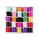 Flat elastic bead jewelry cord 1 mm - Mix (25 Pieces)