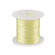 Flat elastic bead jewelry cord 1 mm - Mix (25 Pieces)