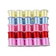 Flat elastic bead jewelry cord 1 mm - Mix (25 Pieces)