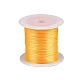 Flat elastic bead jewelry cord 1 mm - Mix (25 Pieces)