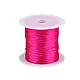 Flat elastic bead jewelry cord 1 mm - Mix (25 Pieces)