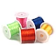 Flat elastic bead jewelry cord 1 mm - Mix (25 Pieces)