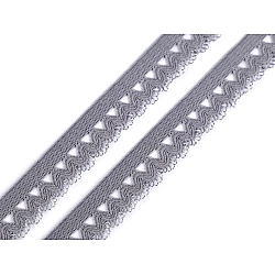 Decorative elastic width 15 mm - Dove grey (25 Meters)