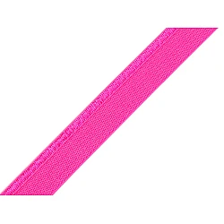 Elastic stretch piping width 11 mm - Pink neon (25 Meters)
