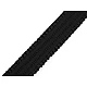Decorative elastic width 48 mm - Black (1 Meter)