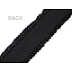 Decorative elastic width 48 mm - Black (1 Meter)