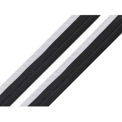 Insertion piping width 10 mm - Black (1 Meter)