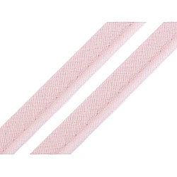 Cotton insertion piping width 12 mm - Gossamer pink (50 Meters)