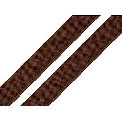 Cotton insertion piping width 12 mm - Brunette (50 Meters)