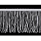 Chainette fringe 10 cm - White (1 Meter)