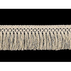 Cotton fringes width 55 mm - Burlap (9 Meters)