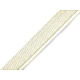 Satin bias insertion piping width 10 mm - White (20 Meters)