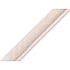 Satin bias insertion piping width 10 mm - White (20 Meters)