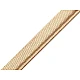Satin bias insertion piping width 10 mm - White (20 Meters)