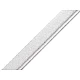 Satin bias insertion piping width 10 mm - White (20 Meters)