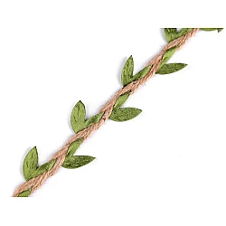 Jute leaf twine width 25 mm - Natural burlap (10 Meters)