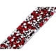 Iron on rhinestone trimming braid width 15 mm - Black diamond (1 Meter)