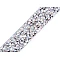 Iron on rhinestone trimming braid width 15 mm - Crystal ab (1 Meter)