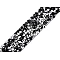 Iron on rhinestone trimming braid width 15 mm - Black diamond (1 Meter)