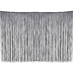 Extra long fringe 78 cm - Black (1 Meter)