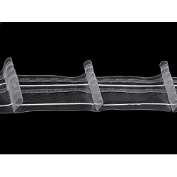 1 pleat pinch drapery tape width 50 mm - Transparent (50 Meters)