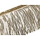 Sequin fringes / trimming braid width 15 cm - Gold lt. (1 Meter)