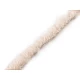 Artifical fur trimming to sew-on, flat, width 1.5 cm - Pink (1 Meter)