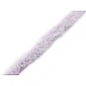Artifical fur trimming to sew-on, flat, width 1.5 cm - Pink (1 Meter)