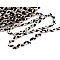 Braided trimming with small sequins, width 10 mm - Black (1 Meter)